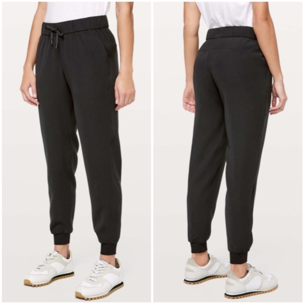 Lululemon On The Fly Jogger pants wrinkle free quick dry travel black W5BZDS